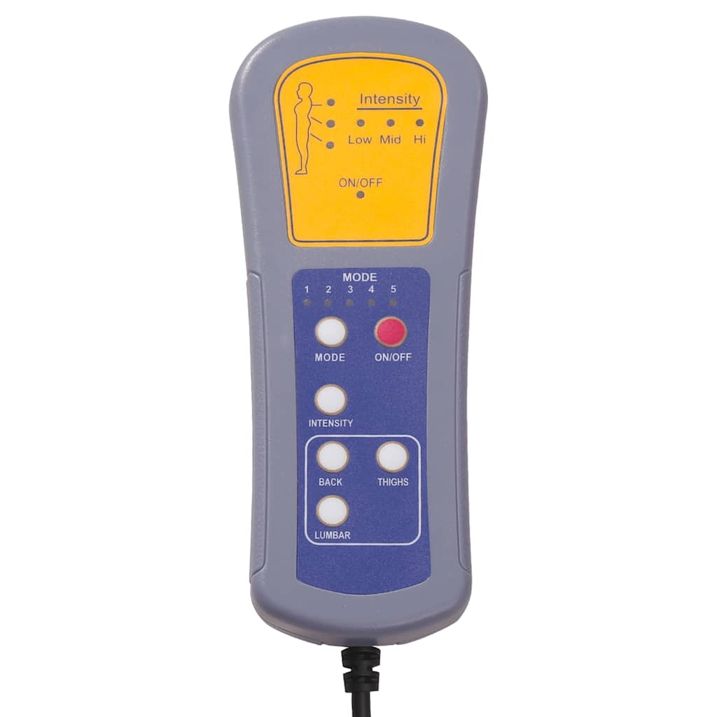 VidaXL Massagestoel Stof Donkergrijs - 41% Korting!