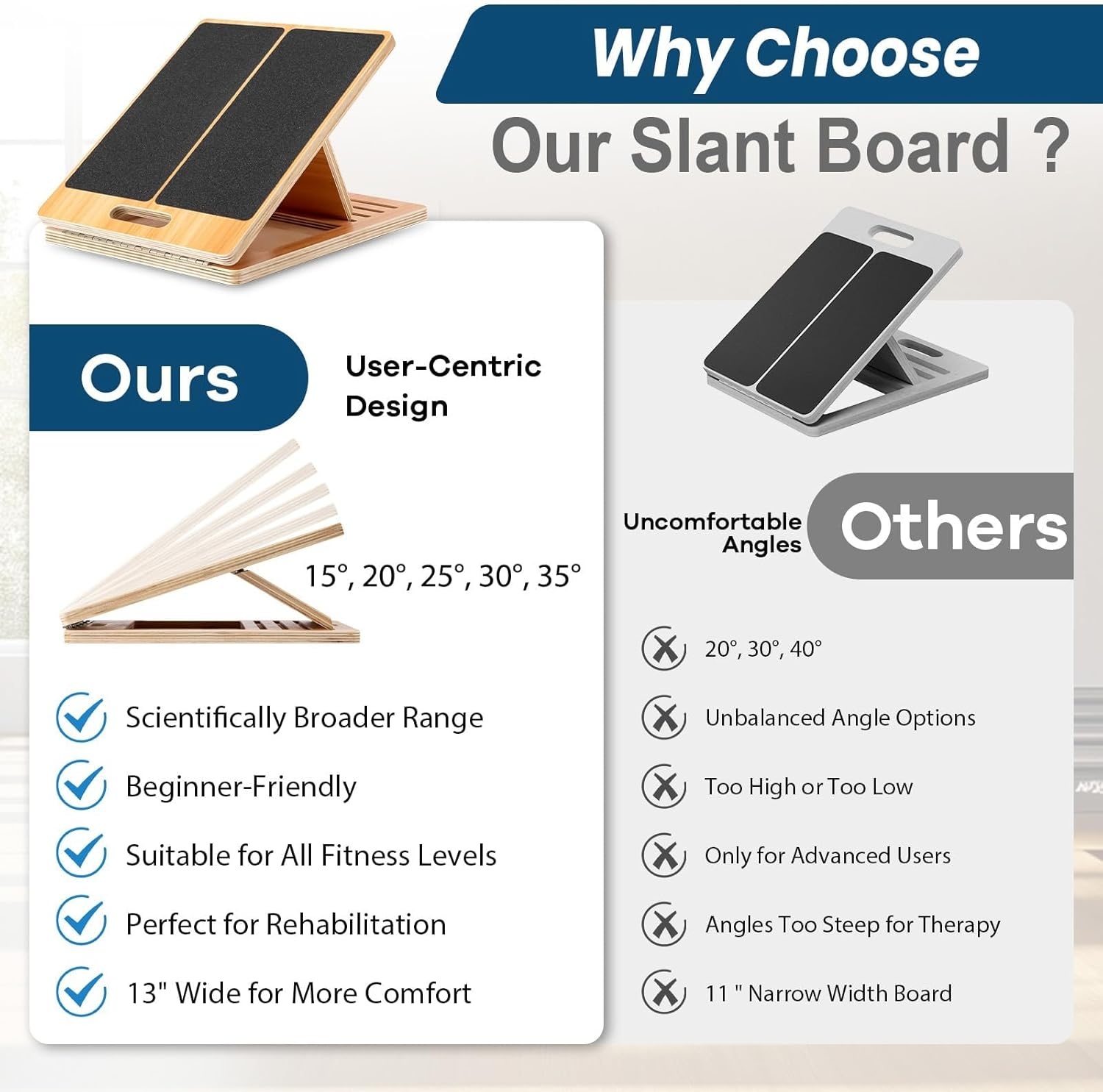 StrongTek Houten Plank voor Stretching (31% Korting)