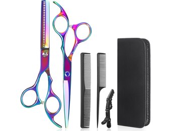 Lictin Kappersschaar Set RVS met Kam - 26% Korting