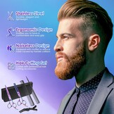 Lictin Kappersschaar Set RVS met Kam - 26% Korting