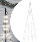 VidaXL LED Kerstboom (300cm, Koud Wit) - 35% Korting!