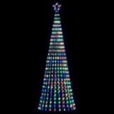 vidaXL LED-kerstboom 475 LEDs kleurrijk 247 cm