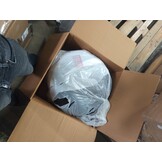 vidaXL Poef 60x30 cm echt geitenleer zwart