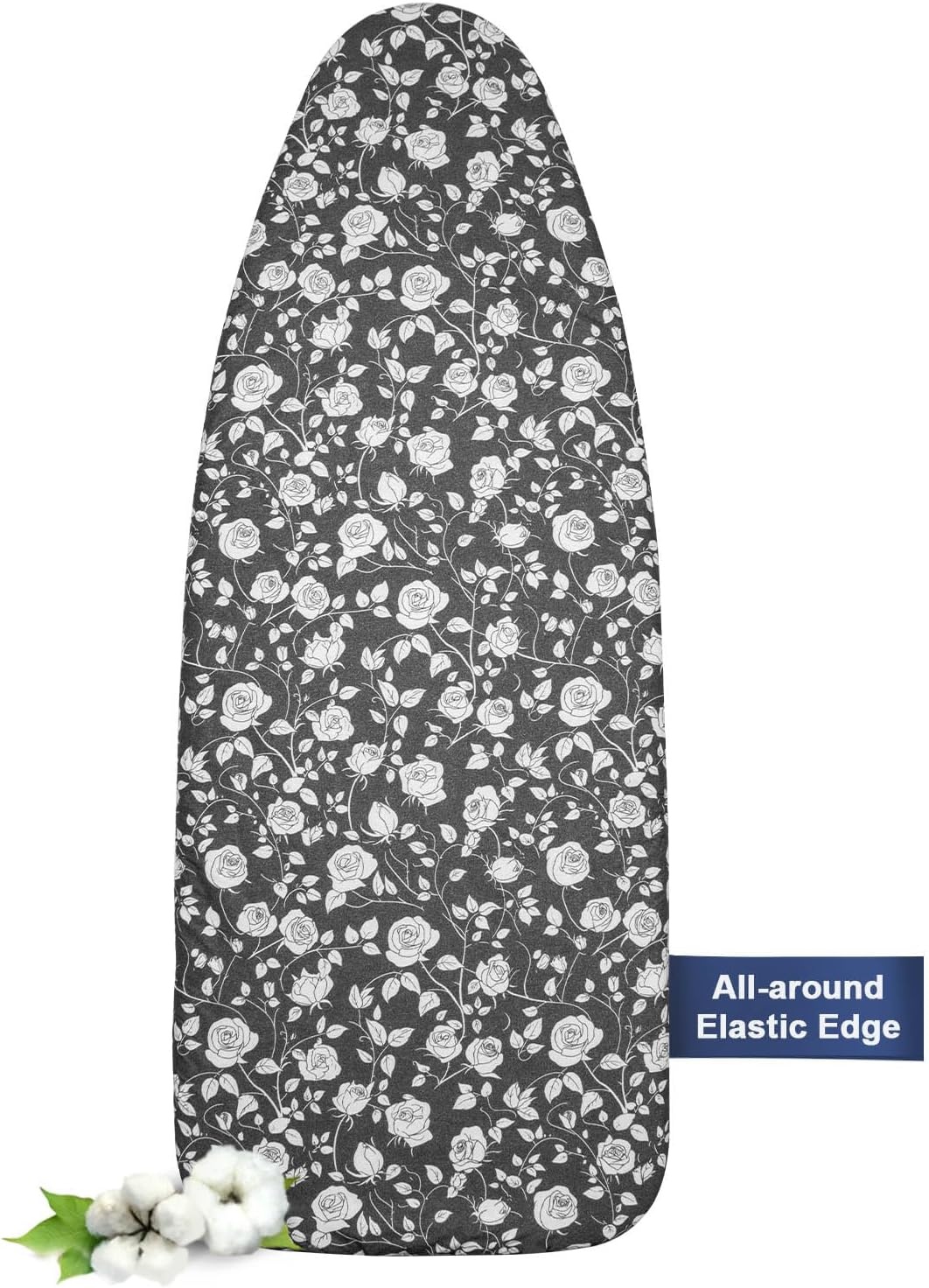 Strijkplankhoes met Dikke Vulling - 135x45 cm / 140x45 cm - Hittebestendig - Stofvlinder