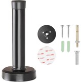 Deurstopper RVS Wit 25 cm - Zonder Boren, Met Rubber Ring