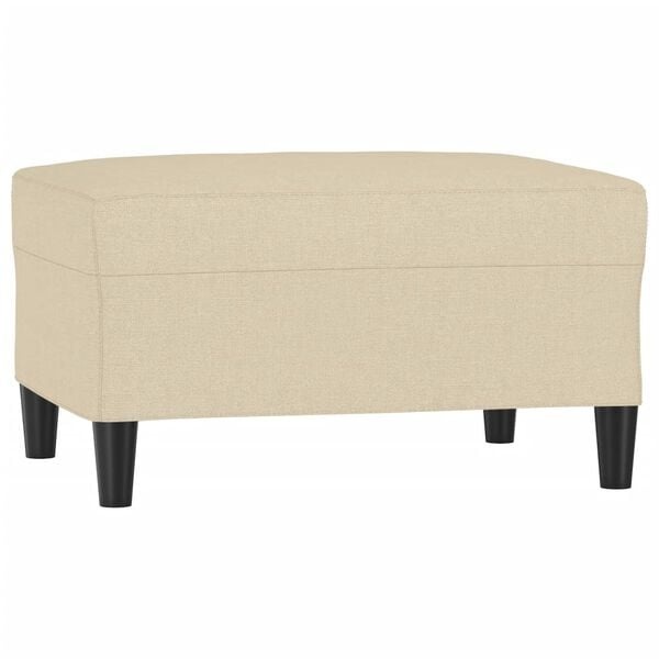 vidaXL Voetenbank Crème 70x55x41 cm | 31% Korting