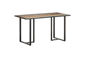 vidaXL Eettafel 140cm Gerecycled Hout - 41% Korting