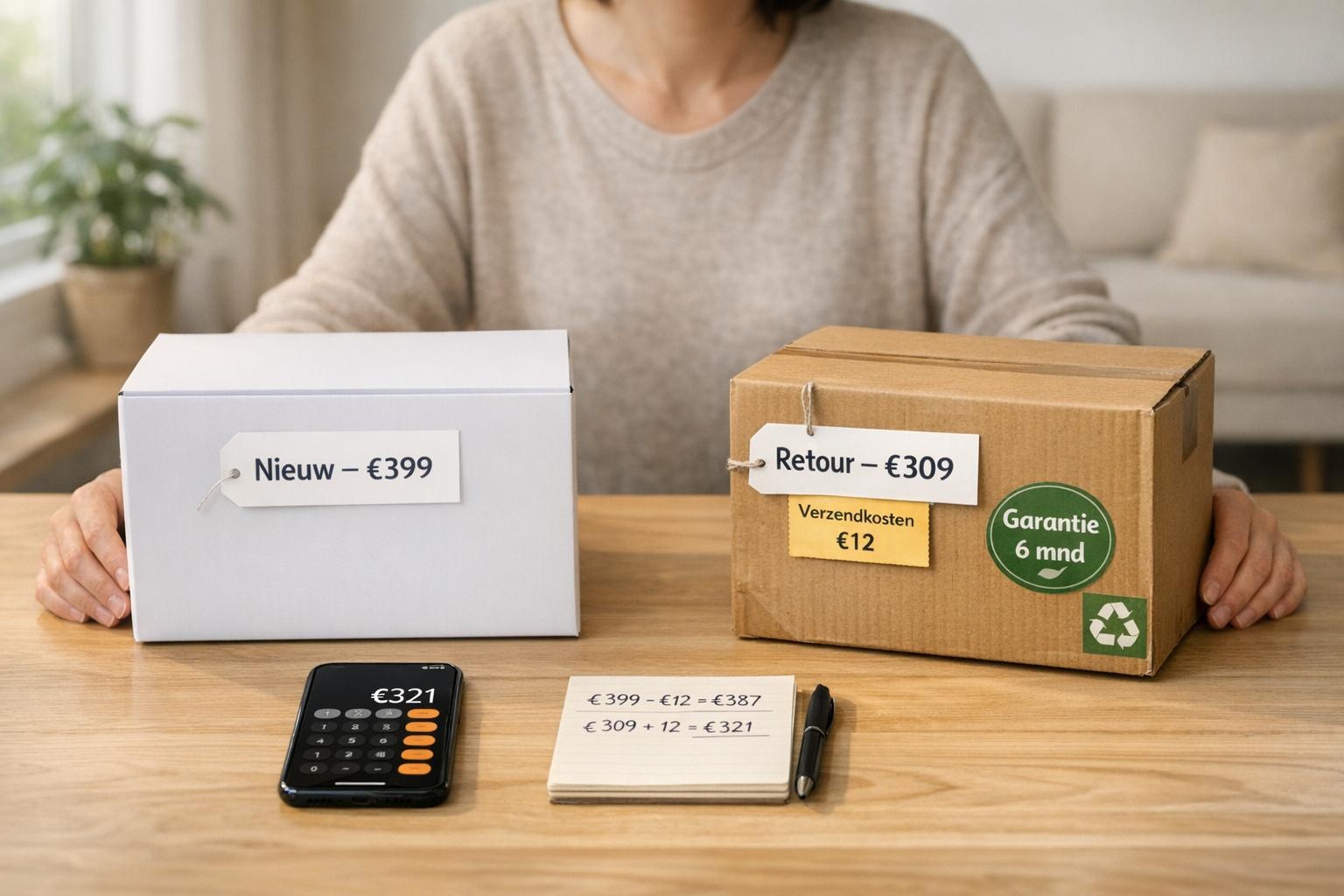 Hoeveel bespaar je echt op retourproducten? Rekensom met echte voorbeelden