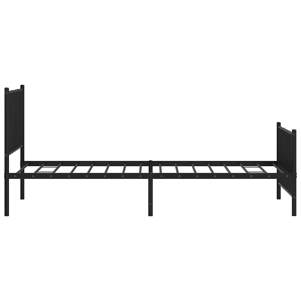 vidaXL Metalen Bedframe Zwart 100x200 cm | -45%