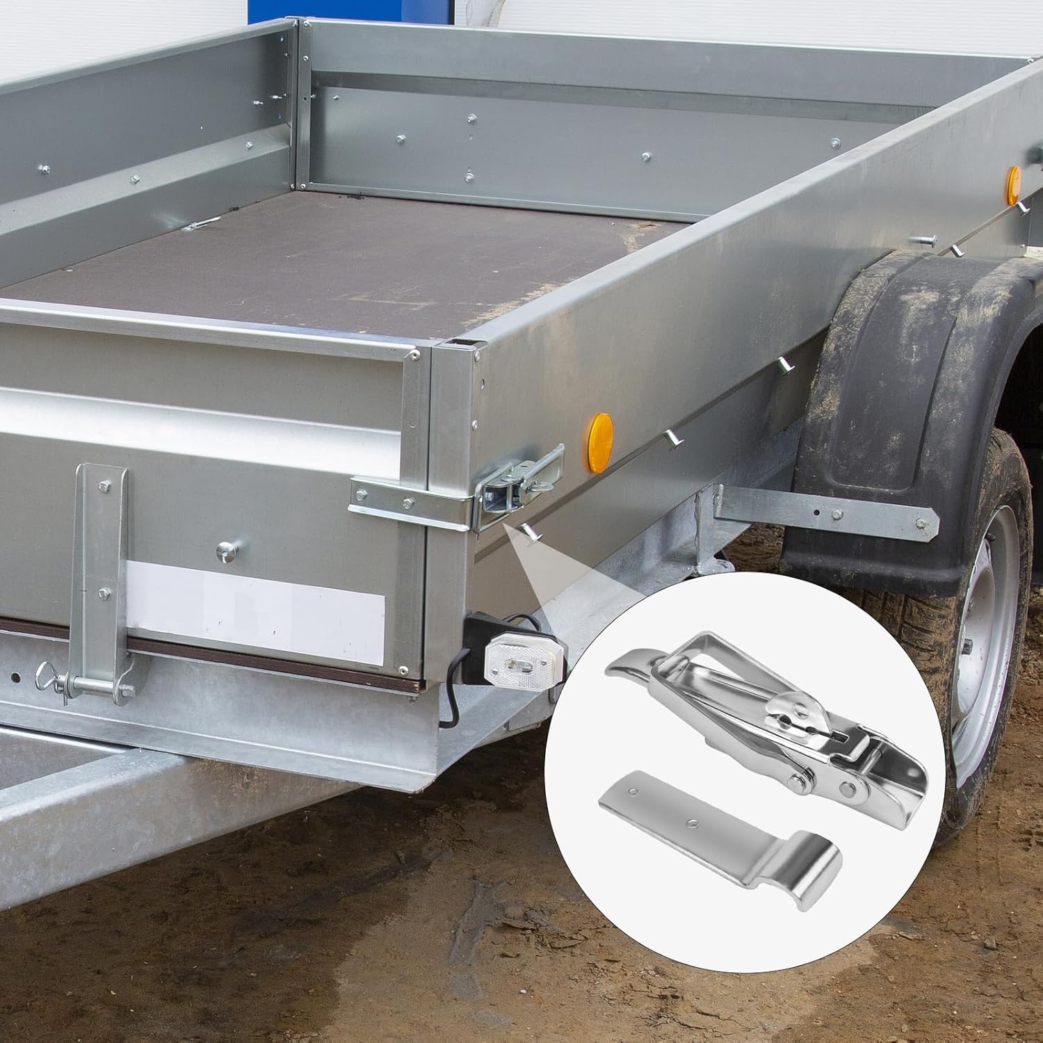 2x Excentrische Sluitingen met Beveiliging (210mm) - 34% Korting!