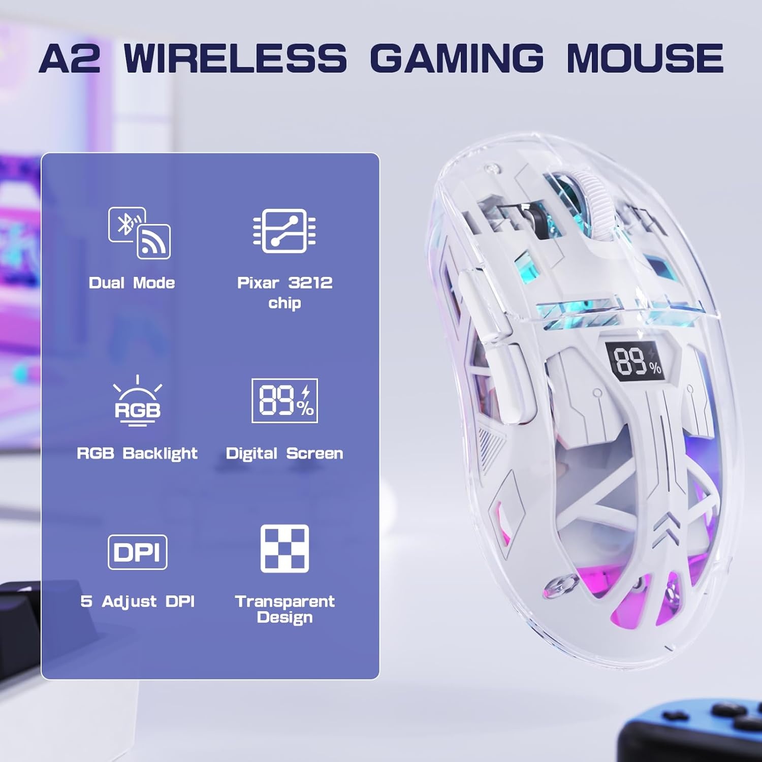 FREEWOLF A2 Gamingmuis - 41% Korting!