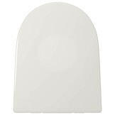 vidaXL Toiletbril soft-close met quick-release ontwerp vierkant wit