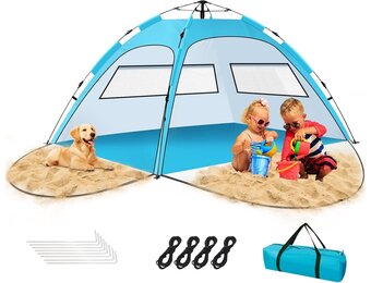 Automatische Strandtent UV50+ (49% Korting!)