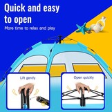 Automatische Strandtent UV50+ (49% Korting!)