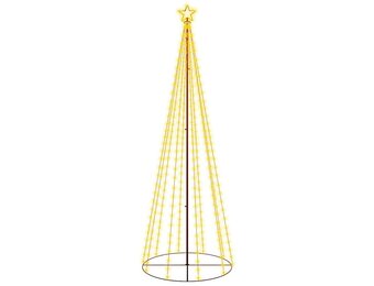 vidaXL Kegelkerstboom 300cm Warmwit - 58% Korting!