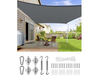 LOVE STORY Schaduwzeil Antraciet -8% | 2x3m Rechthoek