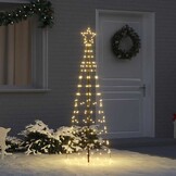 vidaXL LED Kerstboom 250cm Warmwit - 34% Korting!
