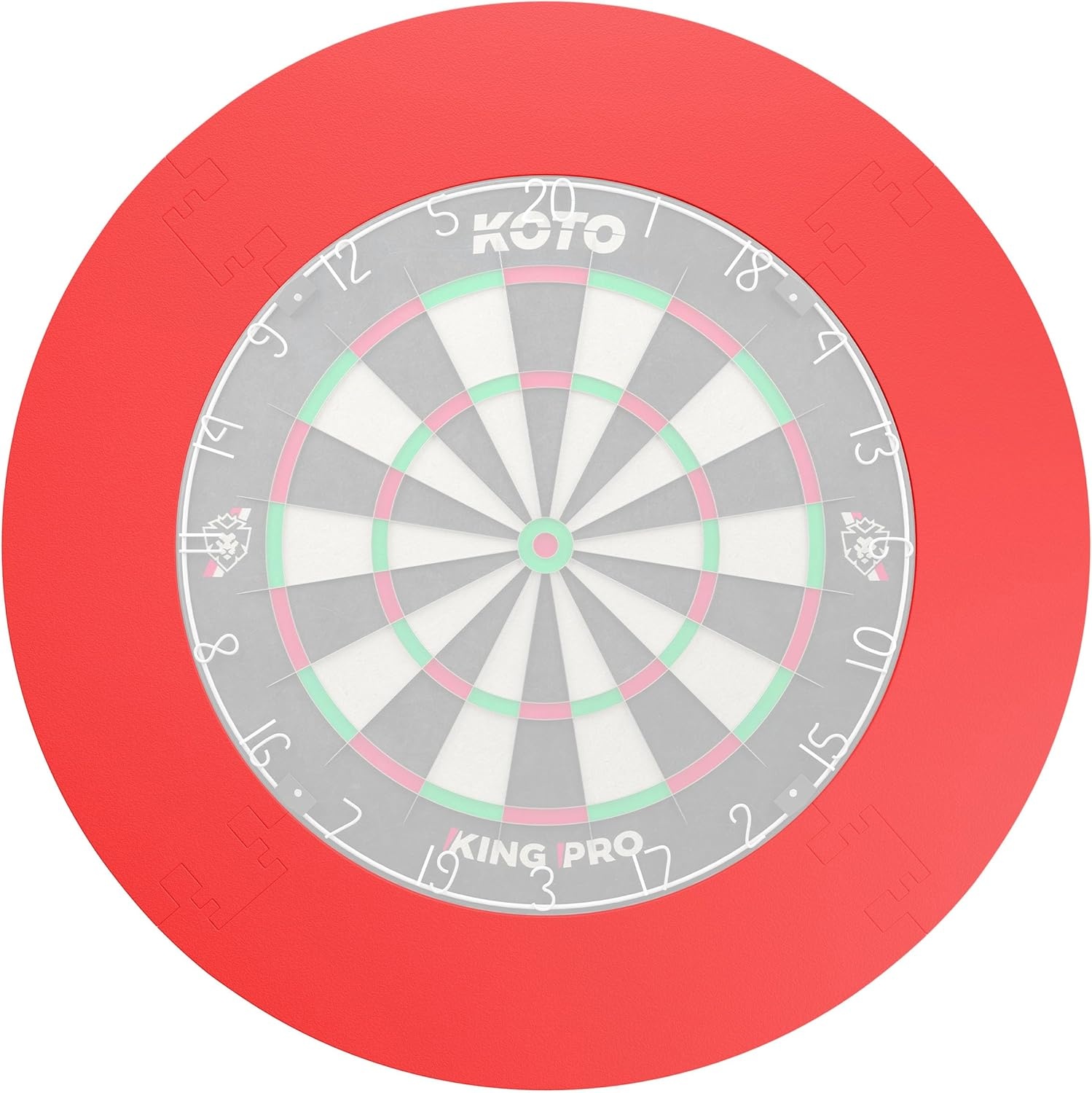 KOTO Zwart Darts Surround 4-Delig | 43% Korting
