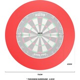 KOTO Zwart Darts Surround 4-Delig | 43% Korting