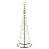 Retourtje: VidaXL LED Kerstboom Warmwit 302.5cm - Nu 65% Korting!