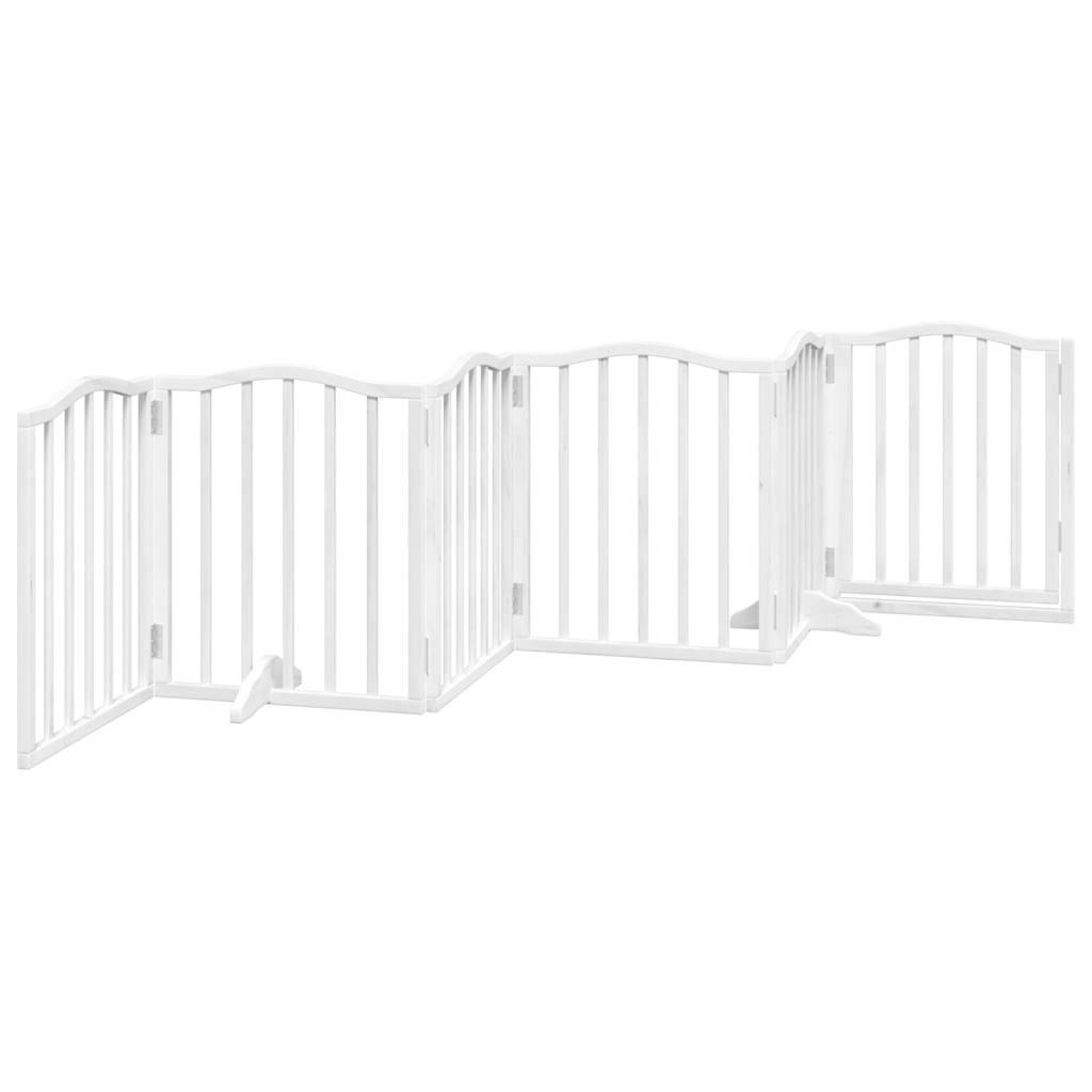 vidaXL Hondenhek Inklapbaar 300cm Hout Wit (39% Korting)