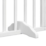 vidaXL Hondenhek Inklapbaar 300cm Hout Wit (39% Korting)