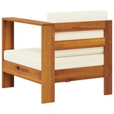 Retourtje Middenbank Acaciahout Crèmewit - 42% Korting!