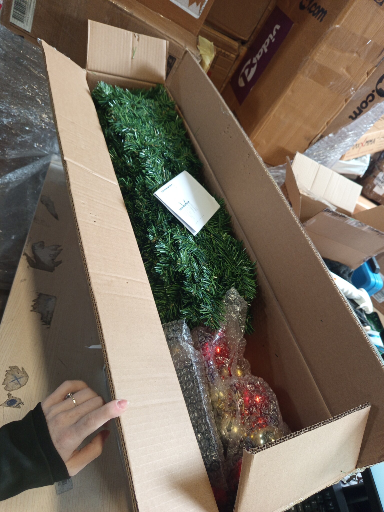 vidaXL Kerstslinger 20m met Kerstballen & LED: 58% Korting!