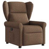 vidaXL Fauteuil Verstelbaar Stof Bruin - 41% Korting!