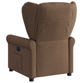 vidaXL Fauteuil Verstelbaar Stof Bruin - 41% Korting!