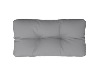 vidaXL Palletkussen Grijs 70x40x12 cm - 40% Korting!