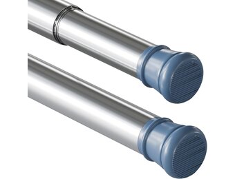 Douchestang 135-200cm Zilver - Geen Boren - 41% Korting