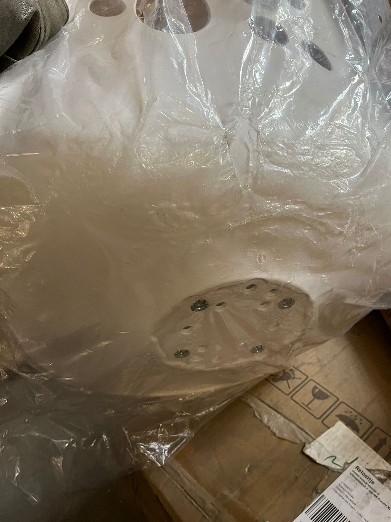 Kinder Bureaustoel PRINT - In hoogte verstelbaar - Wit/Roze - 70% Korting