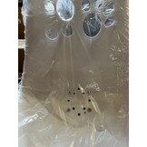 Kinder Bureaustoel PRINT - In hoogte verstelbaar - Wit/Roze - 70% Korting