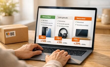 Retourdeals in België: zo koop je slim via Nederlandse aanbieders