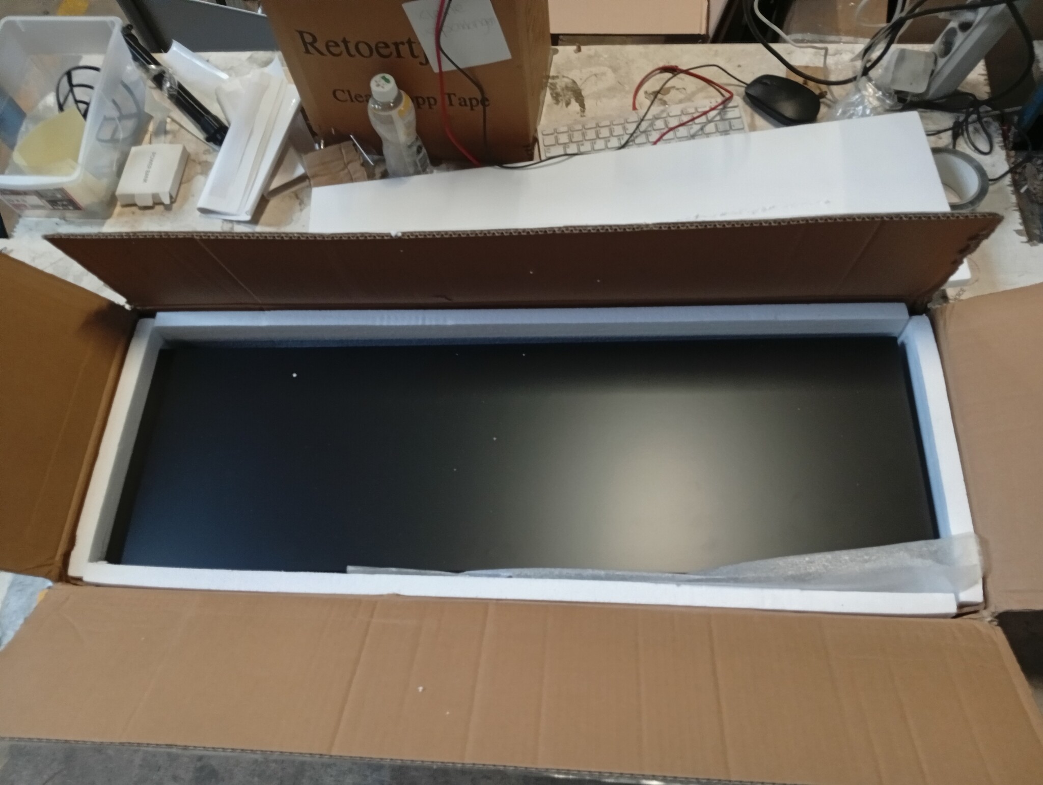 vidaXL Zwevend Wandschap met Lade - 80x25x8 cm Zwart (66% Korting!)