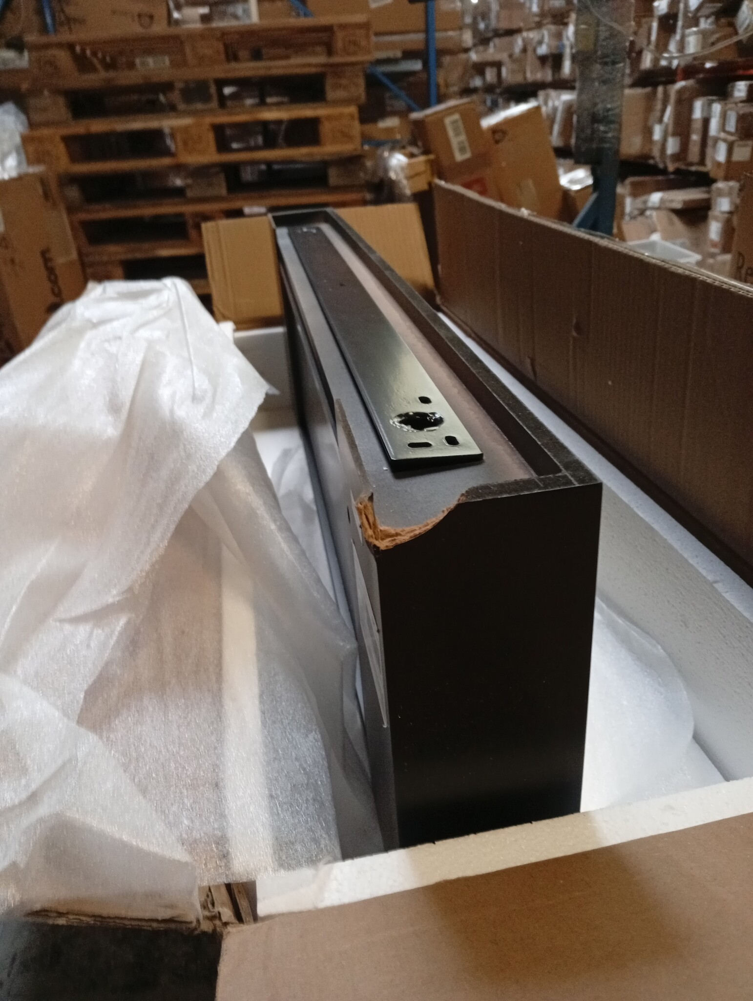 vidaXL Zwevend Wandschap met Lade - 80x25x8 cm Zwart (66% Korting!)