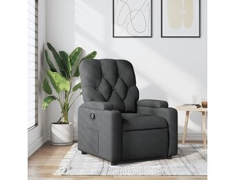 vidaXL Fauteuil Donkergrijs - 57% Korting!