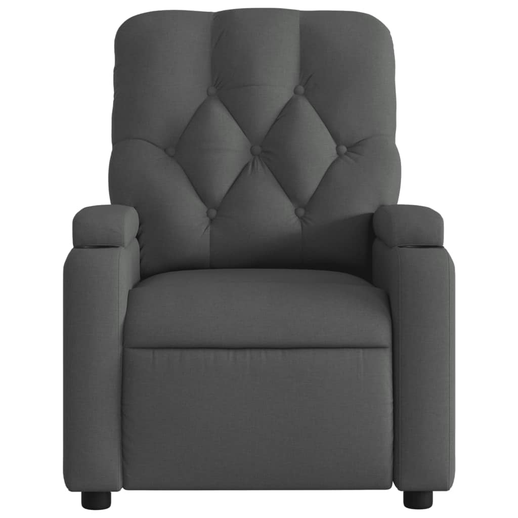 vidaXL Fauteuil Donkergrijs - 57% Korting!
