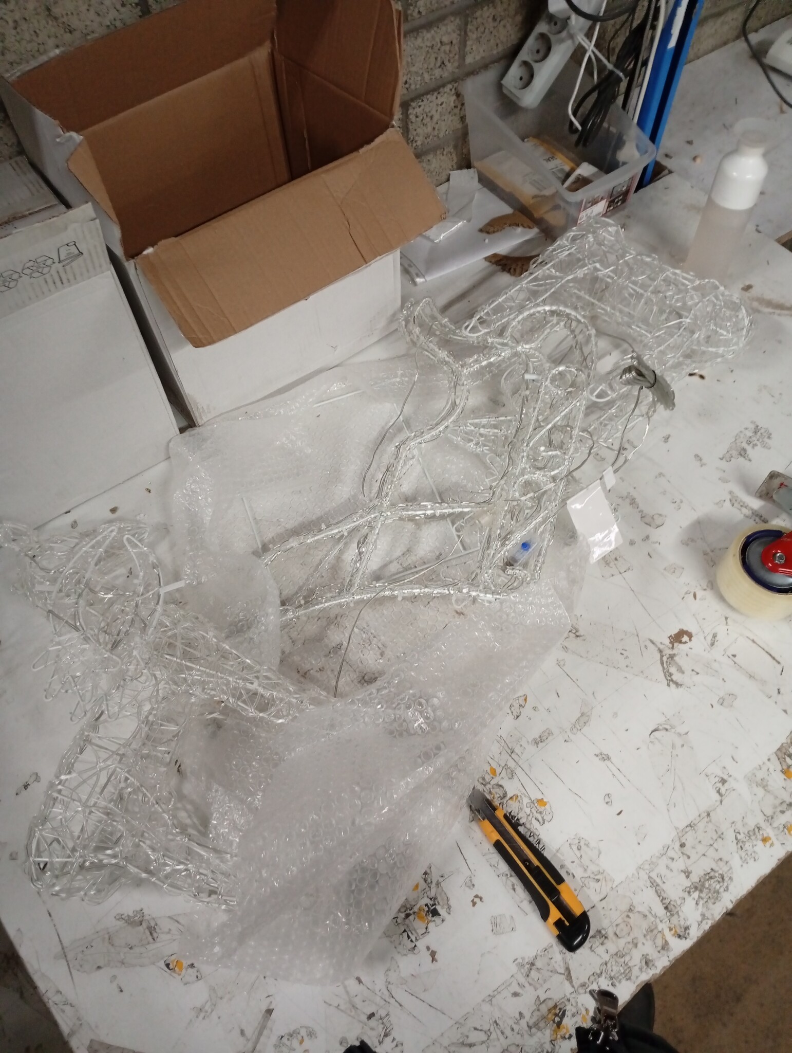 vidaXL Kerstversiering Rendieren & Slee - 160 LED's (62% korting)