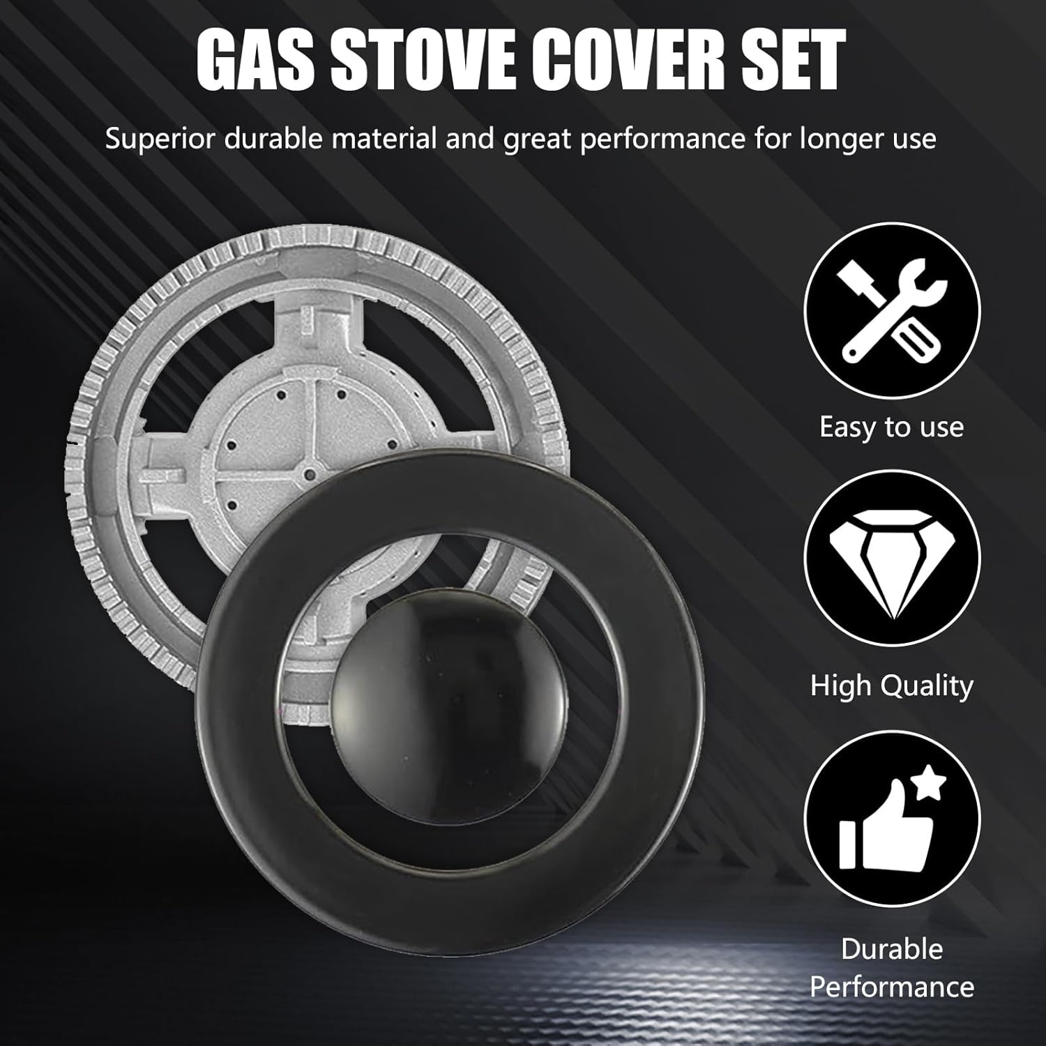 Gaskookplaatafdekking Set - 55% Korting!