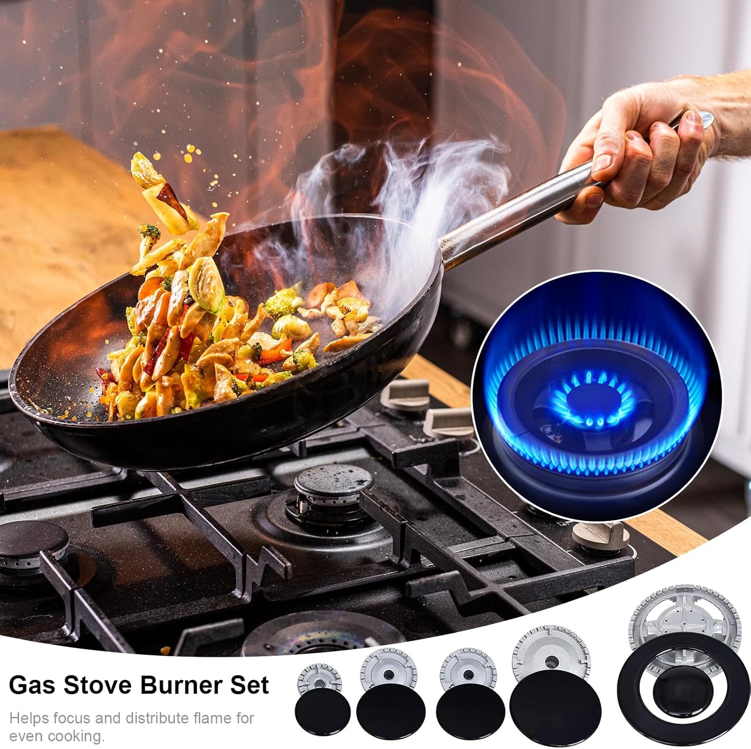 Gaskookplaatafdekking Set - 55% Korting!