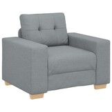 vidaXL Fauteuil Stof Lichtgrijs - 47% Korting