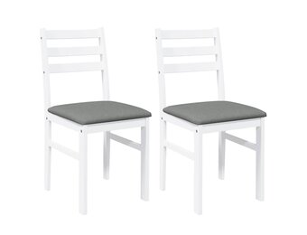 vidaXL Eetkamerstoelen (2 stuks) - Massief Hout & Korting!