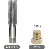 CCLIFE Schroefdraad Reparatieset Carter M15 x 1,5 mm - 36% Korting