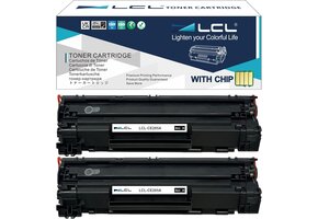 2x Zwarte LCL Toner 85A CE285A - 45% Korting!
