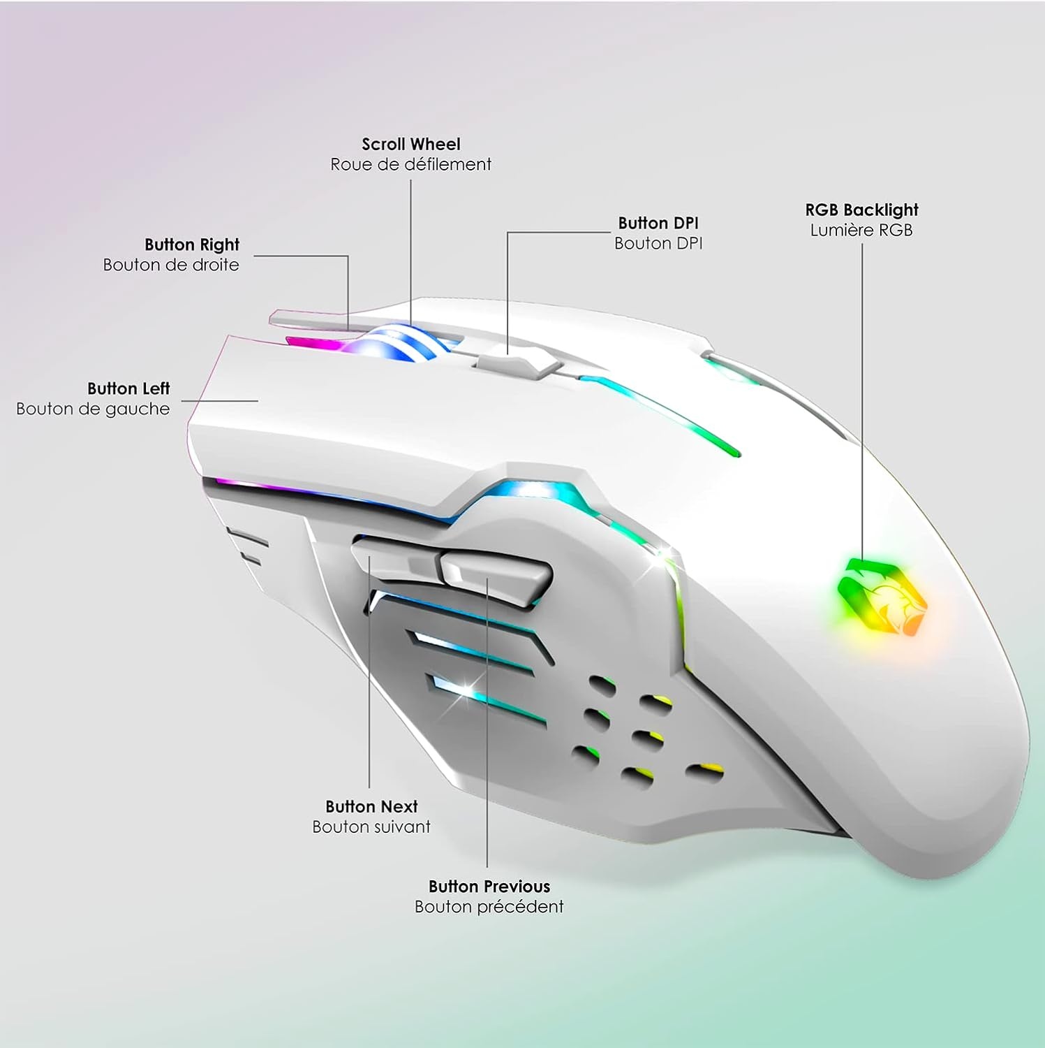 Empire Gaming Armor RF800: Draadloos AZERTY Gaming Toetsenbord & Muis Set (52% Korting)
