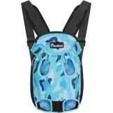 Pawaboo Hondendraagzak Blauw Camo Large - 45% Korting!