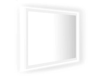vidaXL LED Badkamerspiegel Acryl Wit (60x8,5x37 cm) - 41% Korting