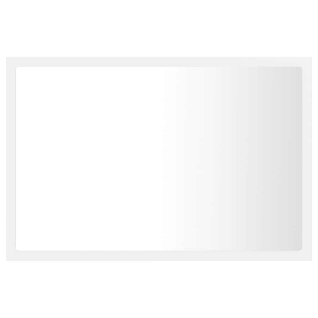 vidaXL LED Badkamerspiegel Acryl Wit (60x8,5x37 cm) - 41% Korting
